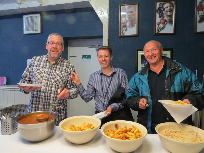 Will there be any left!<br>Gareth Robinson, Alan Critchley and Bob Sharples